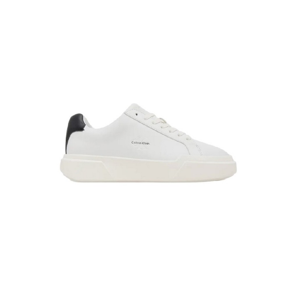 CALVIN KLEIN JEANS CHUNKY CUPSOLE LACEUP LTH WN ΠΑΠΟΥΤΣΙ ΓΥΝΑΙΚΕΙΟ WHITE