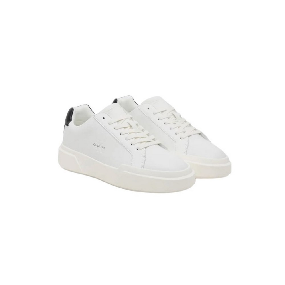 CALVIN KLEIN JEANS CHUNKY CUPSOLE LACEUP LTH WN ΠΑΠΟΥΤΣΙ ΓΥΝΑΙΚΕΙΟ WHITE
