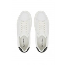 CALVIN KLEIN JEANS CHUNKY CUPSOLE LACEUP LTH WN ΠΑΠΟΥΤΣΙ ΓΥΝΑΙΚΕΙΟ WHITE