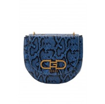 GUESS FLEET MINI SADDLE CR ΤΣΑΝΤΑ ΓΥΝΑΙΚΕΙΑ BLUE