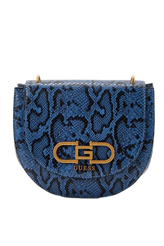 GUESS FLEET MINI SADDLE CR ΤΣΑΝΤΑ ΓΥΝΑΙΚΕΙΑ BLUE
