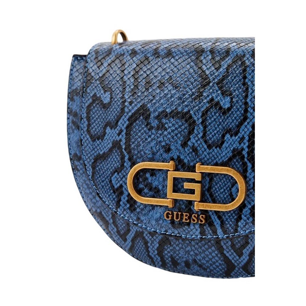 GUESS FLEET MINI SADDLE CR ΤΣΑΝΤΑ ΓΥΝΑΙΚΕΙΑ BLUE