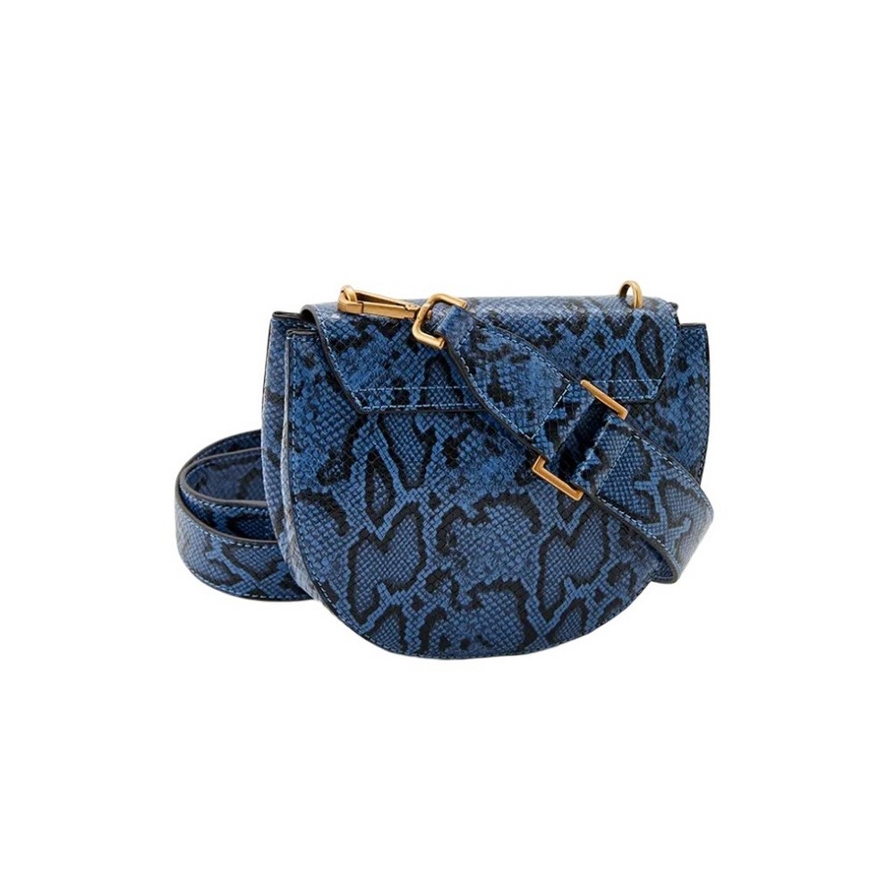 GUESS FLEET MINI SADDLE CR ΤΣΑΝΤΑ ΓΥΝΑΙΚΕΙΑ BLUE