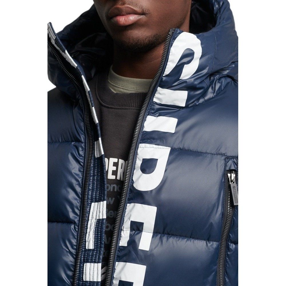 ΜΠΟΥΦΑΝ D3 CODE MTN HOODED ALPINE ΑΝΔΡΙΚΟ SUPERDRY NAVY