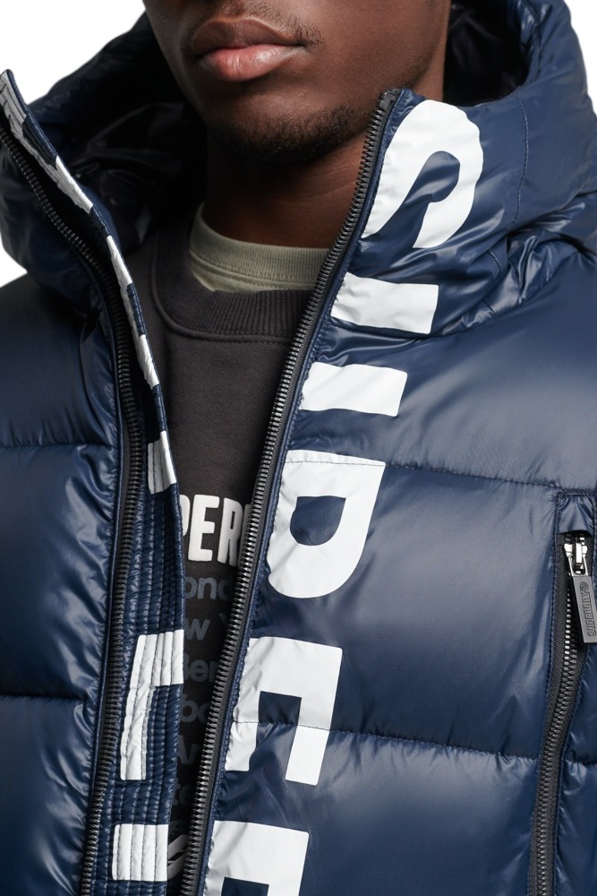 ΜΠΟΥΦΑΝ D3 CODE MTN HOODED ALPINE ΑΝΔΡΙΚΟ SUPERDRY NAVY