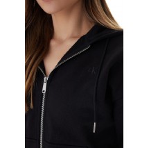 CALVIN KLEIN JEANS ARCHV LG FRNCH TRRY ΖΑΚΕΤΑ ΦΟΥΤΕΡ ΓΥΝΑΙΚΕΙΑ BLACK
