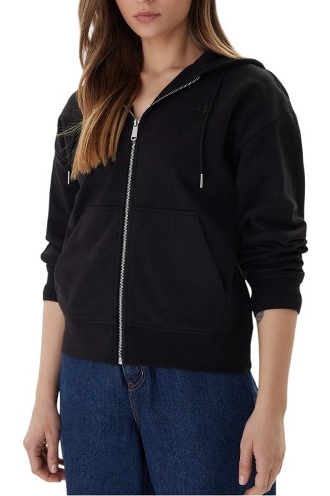 CALVIN KLEIN JEANS ARCHV LG FRNCH TRRY ΖΑΚΕΤΑ ΦΟΥΤΕΡ ΓΥΝΑΙΚΕΙΑ BLACK