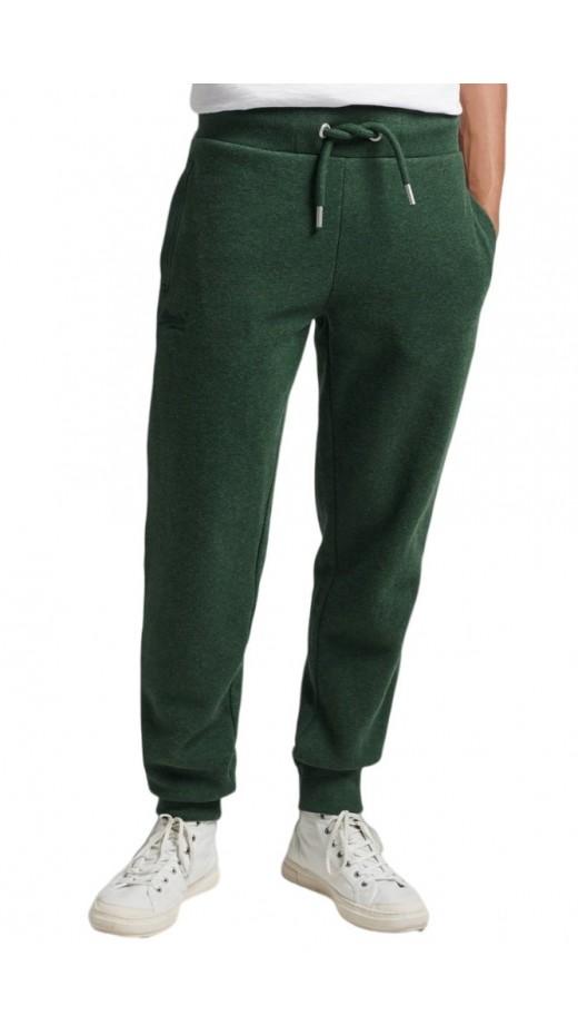 SUPERDRY ESSENTIAL LOGO JOGGERS ΠΑΝΤΕΛΟΝΙ ΦΟΡΜΑΣ ΑΝΔΡΙΚΟ DARK GREEN