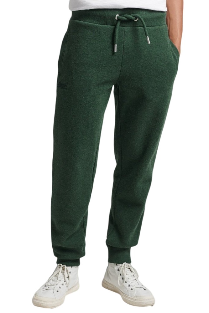 SUPERDRY ESSENTIAL LOGO JOGGERS ΠΑΝΤΕΛΟΝΙ ΦΟΡΜΑΣ ΑΝΔΡΙΚΟ DARK GREEN