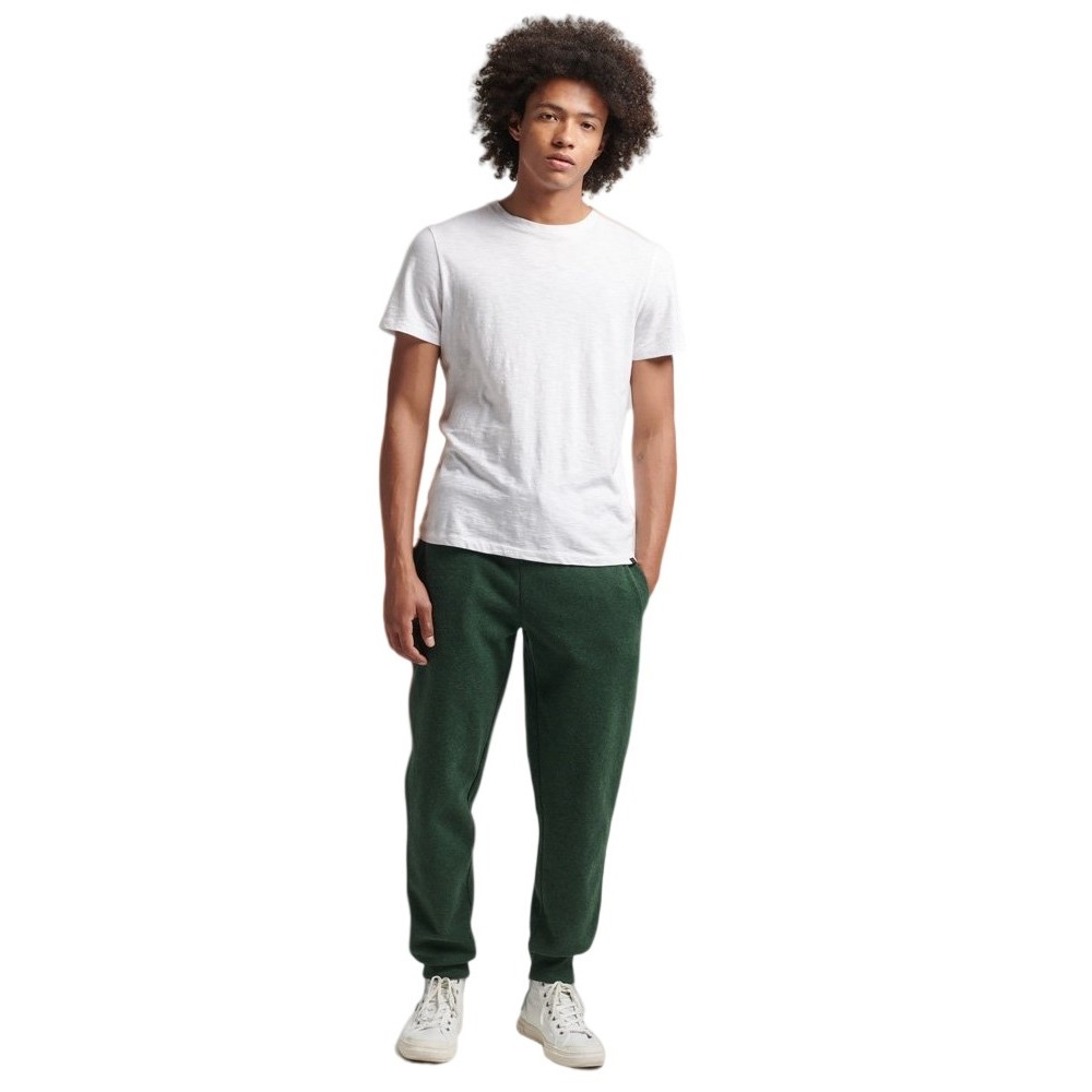 SUPERDRY ESSENTIAL LOGO JOGGERS ΠΑΝΤΕΛΟΝΙ ΦΟΡΜΑΣ ΑΝΔΡΙΚΟ DARK GREEN