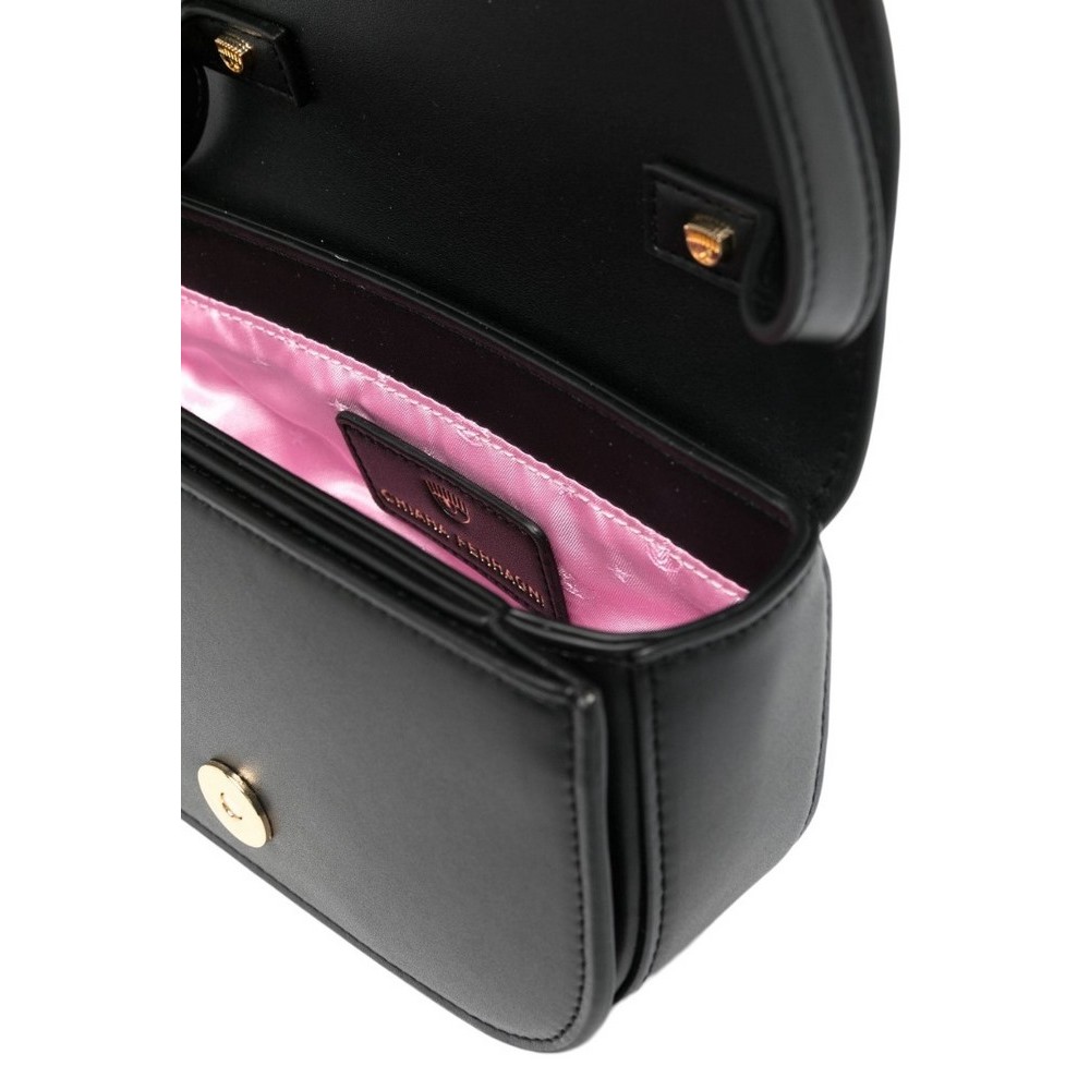 CHIARA FERRAGNI RANGE B - EYELIKE BUCKLE 76SB4BBBZS517 ΤΣΑΝΤΑ ΓΥΝΑΙΚΕΙΑ BLACK