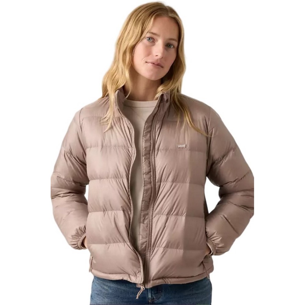 LEVIS WILLA DOWN PACKABLE NEUTRALS JACKET PUFFER ΜΠΟΥΦΑΝ ΓΥΝΑΙΚΕΙΟ TAUPE