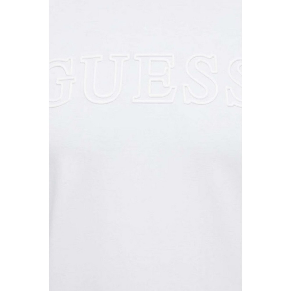 GUESS ALPHY T-SHIRT ΜΠΛΟΥΖΑ ΑΝΔΡΙΚΗ WHITE