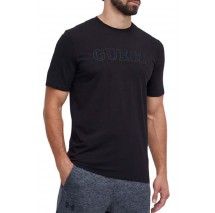 GUESS ALPHY T-SHIRT ΜΠΛΟΥΖΑ ΑΝΔΡΙΚΗ BLACK