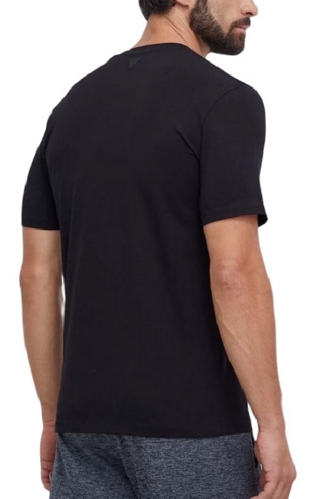 GUESS ALPHY T-SHIRT ΜΠΛΟΥΖΑ ΑΝΔΡΙΚΗ BLACK