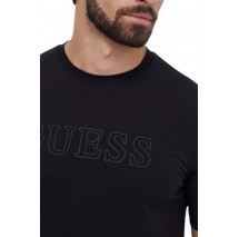 GUESS ALPHY T-SHIRT ΜΠΛΟΥΖΑ ΑΝΔΡΙΚΗ BLACK