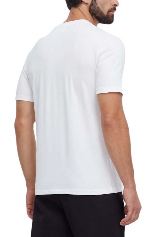 GUESS ALPHY T-SHIRT ΜΠΛΟΥΖΑ ΑΝΔΡΙΚΗ WHITE