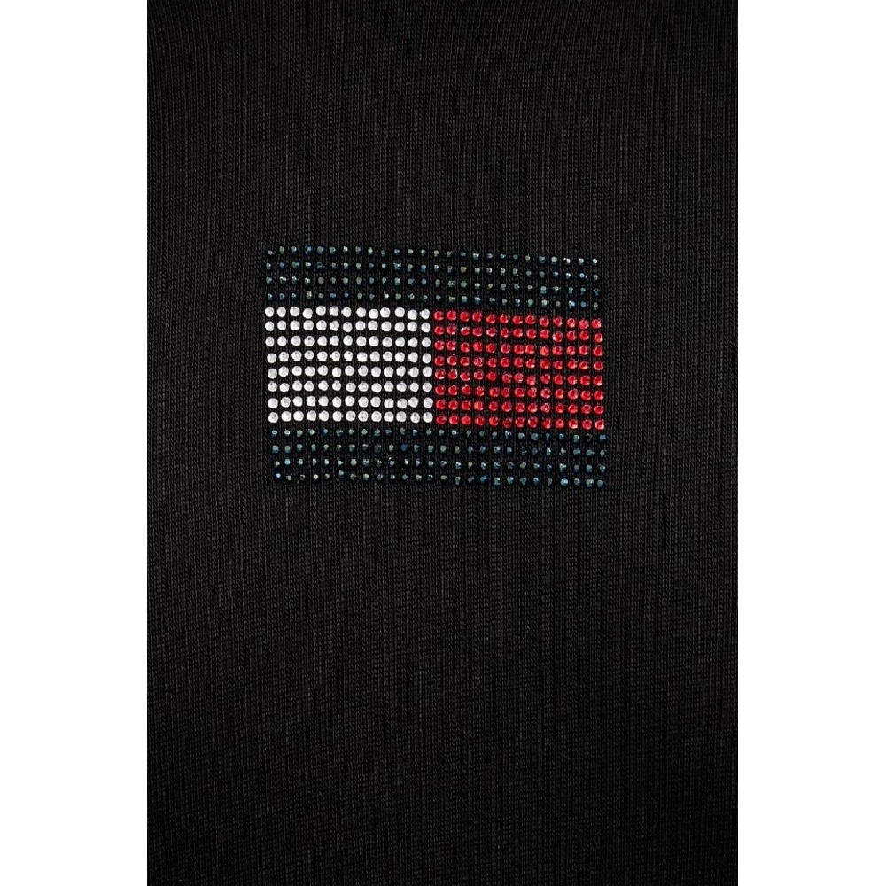 TOMMY JEANS RLX PARTY FLAG HOODIE EXT ΦΟΥΤΕΡ ΜΠΛΟΥΖΑ ΓΥΝΑΙΚΕΙΑ BLACK