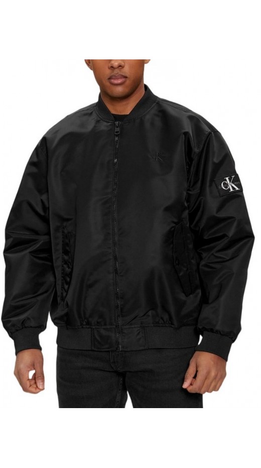 CALVIN KLEIN JEANS BOMBER JACKET ΜΠΟΥΦΑΝ ΑΝΔΡΙΚΟ BLACK
