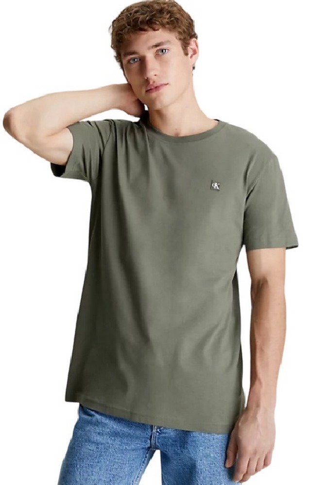 CALVIN KLEIN JEANS EMBRO BADGET-SHIRT ΑΝΔΡΙΚΟ OLIVE