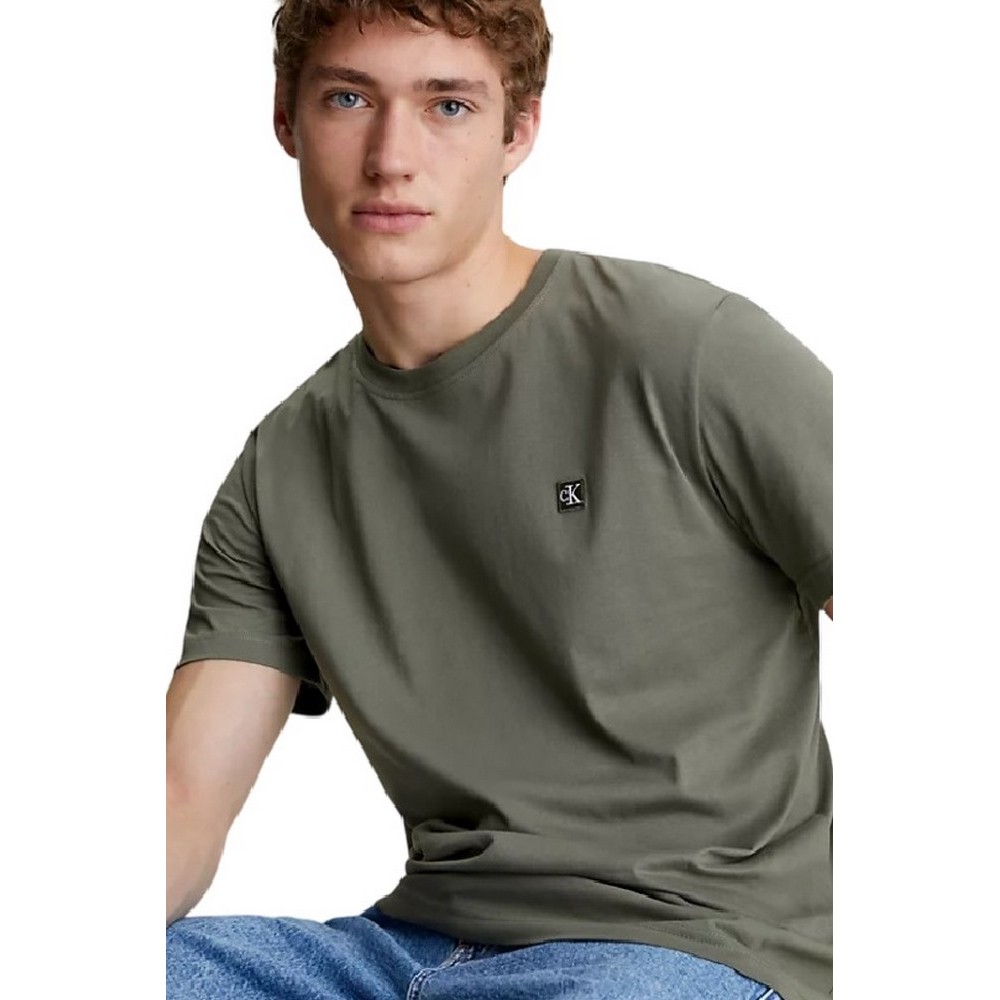 CALVIN KLEIN JEANS EMBRO BADGE T-SHIRT ΑΝΔΡΙΚΟ OLIVE