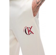 CALVIN KLEIN JEANS EU 350TERRY GRAPHIC JOGGER ΦΟΡΜΑ ΠΑΝΤΕΛΟΝΙ ΑΝΔΡΙΚΟ OFF WHITE