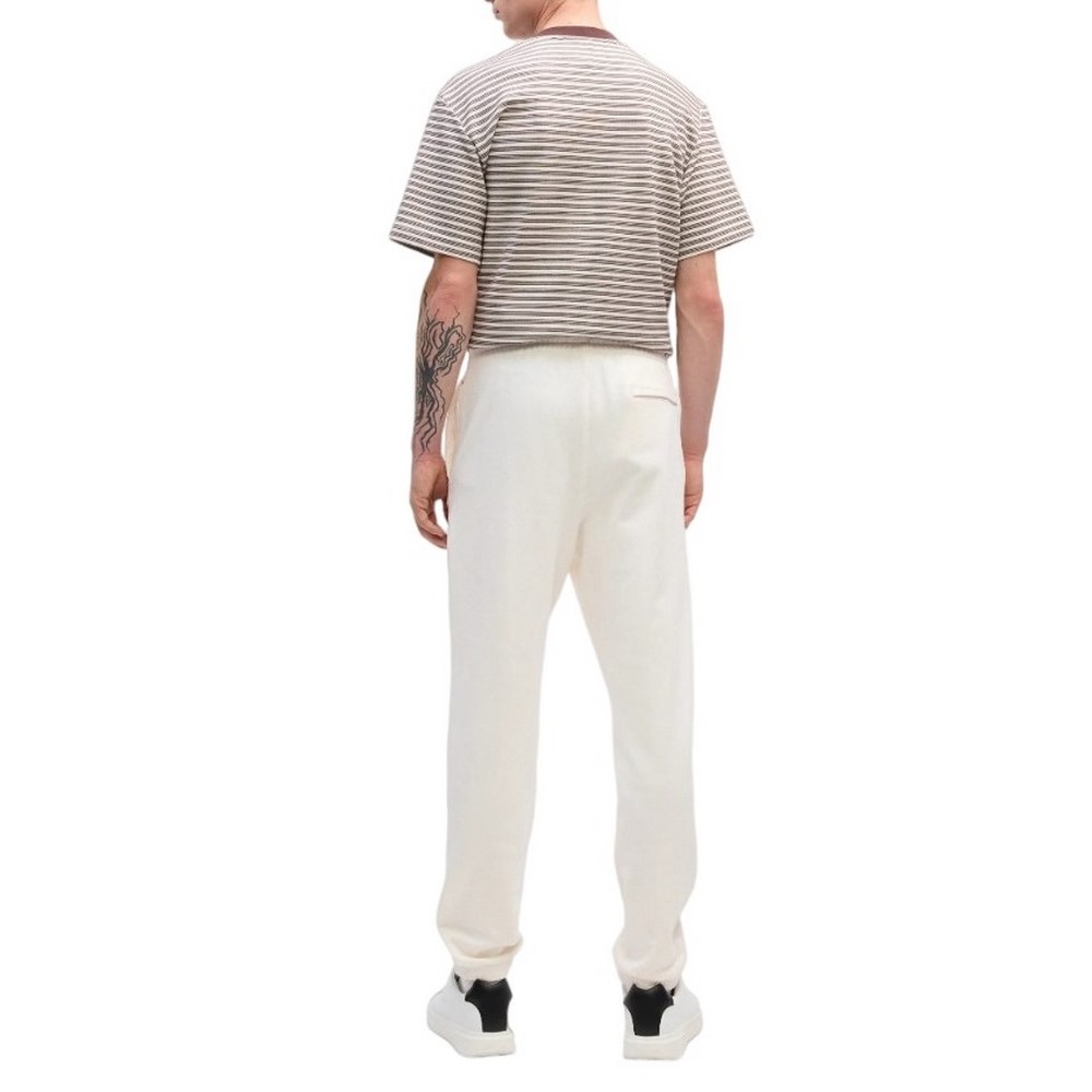 CALVIN KLEIN JEANS EU 350TERRY GRAPHIC JOGGER ΦΟΡΜΑ ΠΑΝΤΕΛΟΝΙ ΑΝΔΡΙΚΟ OFF WHITE