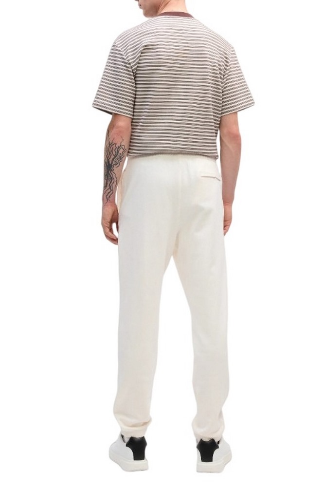 CALVIN KLEIN JEANS EU 350TERRY GRAPHIC JOGGER ΦΟΡΜΑ ΠΑΝΤΕΛΟΝΙ ΑΝΔΡΙΚΟ OFF WHITE