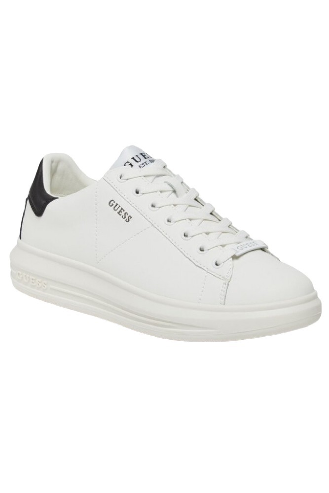 GUESS VIBO ΠΑΠΟΥΤΣΙ ΑΝΔΡΙΚΟ WHITE/BLACK