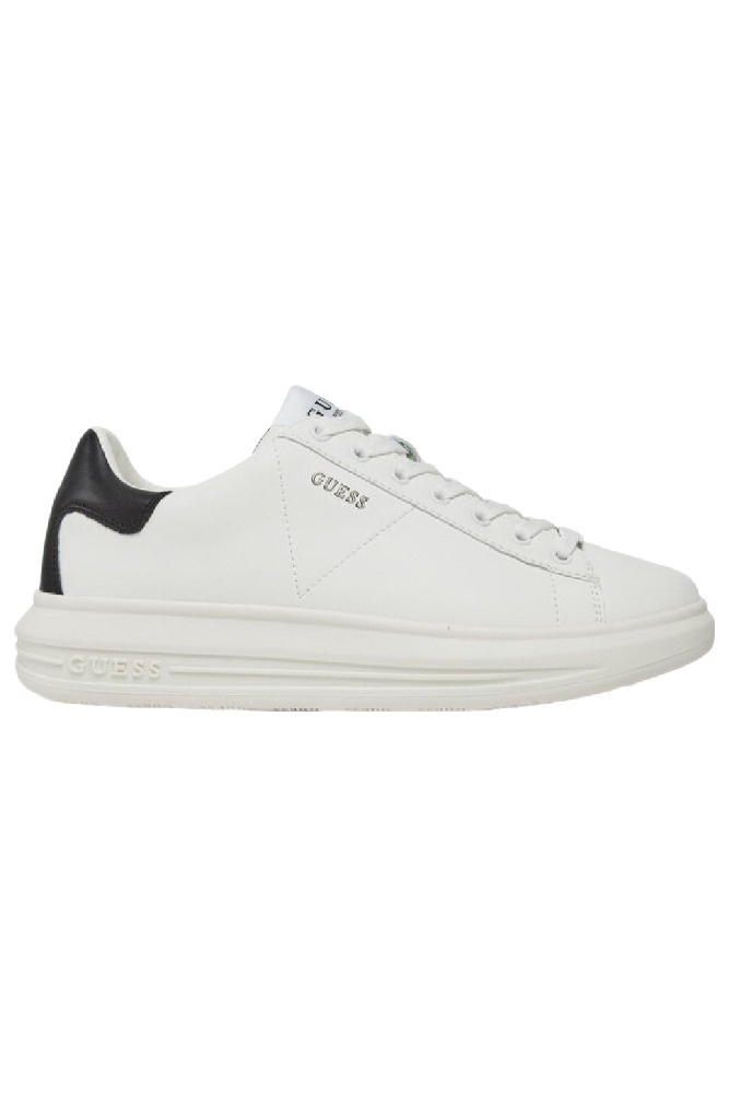 GUESS VIBO ΠΑΠΟΥΤΣΙ ΑΝΔΡΙΚΟ WHITE/BLACK