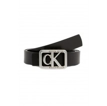 CALVIN KLEIN JEANS MONO PLAQUE BELT 25MM ΖΩΝΗ ΓΥΝΑΙΚΕΙΑ BLACK