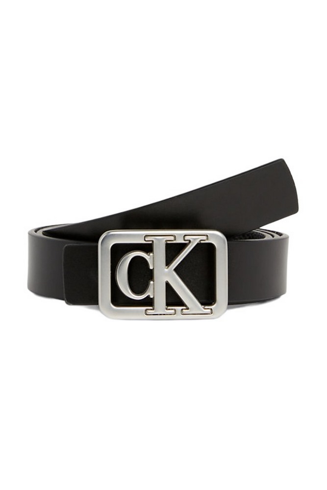 CALVIN KLEIN JEANS MONO PLAQUE BELT 25MM ΖΩΝΗ ΓΥΝΑΙΚΕΙΑ BLACK