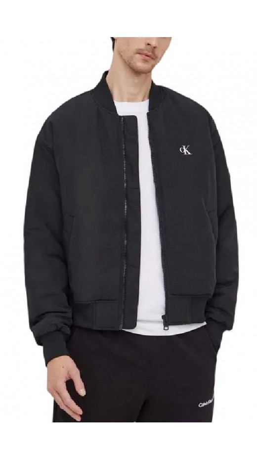 CALVIN KLEIN JEANS BOMBER JACKET ΜΠΟΥΦΑΝ ΑΝΔΡΙΚΟ BLACK