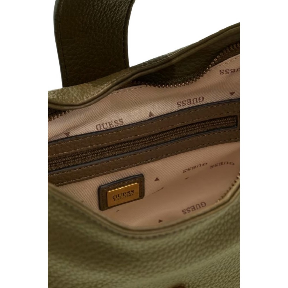GUESS CAMDEN MINI SHOULDER BAG ΤΣΑΝΤΑ ΓΥΝΑΙΚΕΙΑ OLIVE