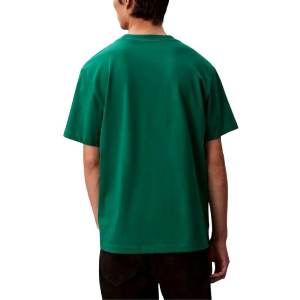 CALVIN KLEIN JEANS HERO MONOLOGO T-SHIRT ΜΠΛΟΥΖΑ ΑΝΔΡΙΚΗ LIGHT GREEN
