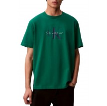 CALVIN KLEIN JEANS HERO MONOLOGO T-SHIRT ΜΠΛΟΥΖΑ ΑΝΔΡΙΚΗ LIGHT GREEN
