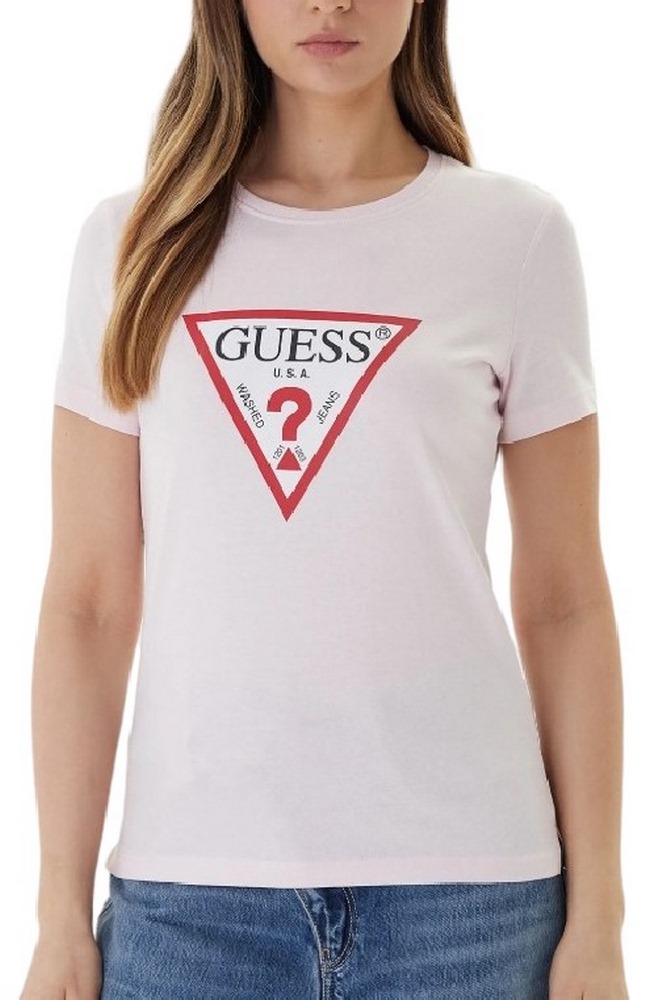GUESS CN ORIGINAL T-SHIRT ΜΠΛΟΥΖΑ ΓΥΝΑΙΚΕΙΑ PINK
