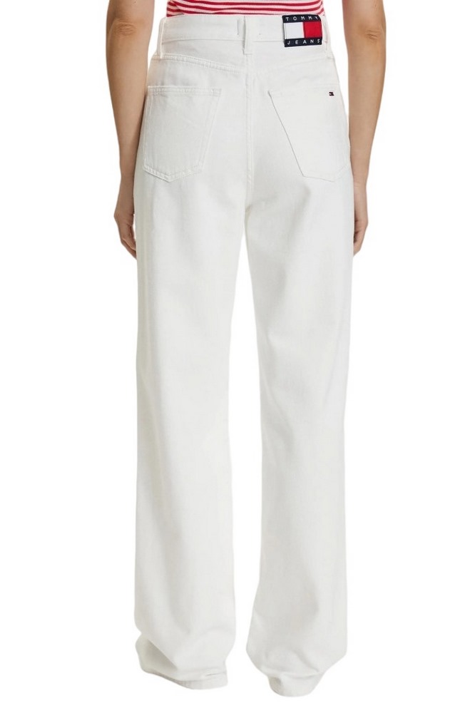 TOMMY JEANS CLAIRE HR WD BJ4199 ΤΖΙΝ ΠΑΝΤΕΛΟΝΙ ΓΥΝΑΙΚΕΙΟ DENIM WHITE