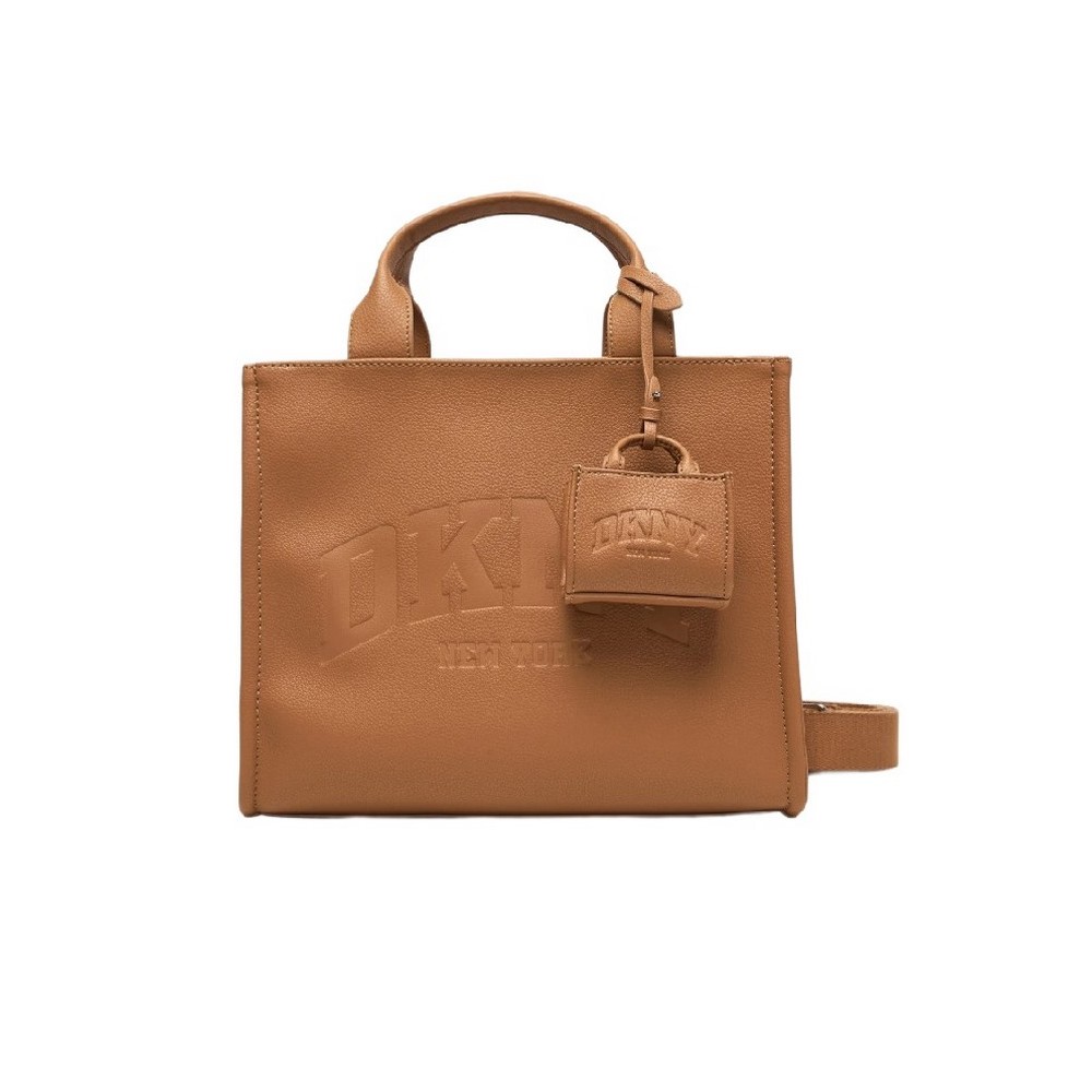 DKNY HADLEE TOTE HANDBAG R53AAR57 ΤΣΑΝΤΑ ΓΥΝΑΙΚΕΙΑ BROWN