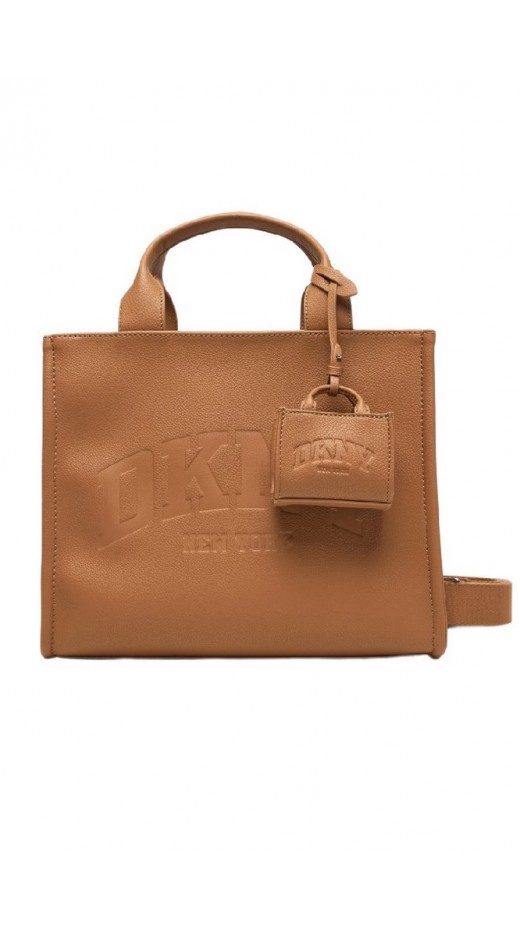 DKNY HADLEE TOTE HANDBAG R53AAR57 ΤΣΑΝΤΑ ΓΥΝΑΙΚΕΙΑ BROWN