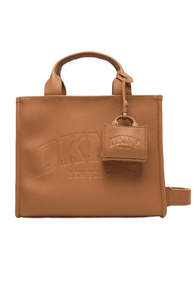 DKNY HADLEE TOTE HANDBAG R53AAR57 ΤΣΑΝΤΑ ΓΥΝΑΙΚΕΙΑ BROWN