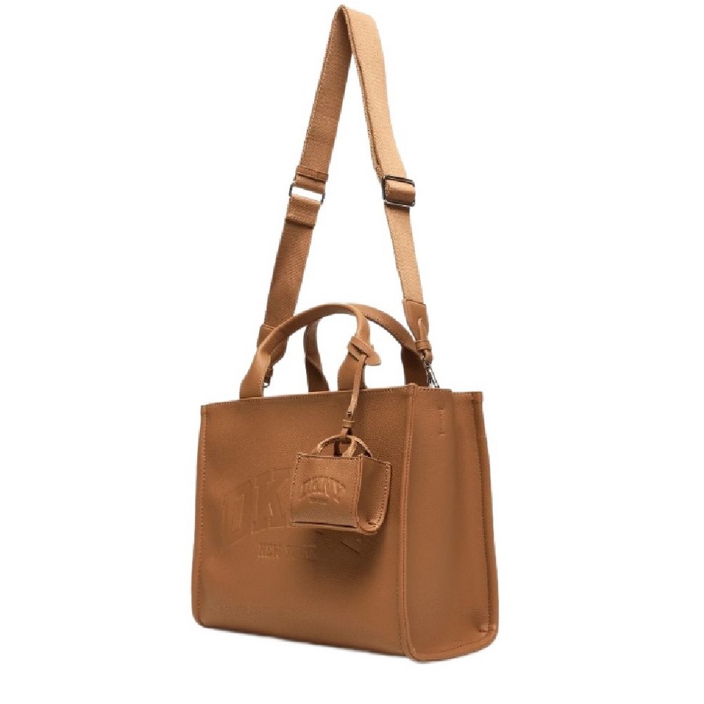 DKNY HADLEE TOTE HANDBAG R53AAR57 ΤΣΑΝΤΑ ΓΥΝΑΙΚΕΙΑ BROWN