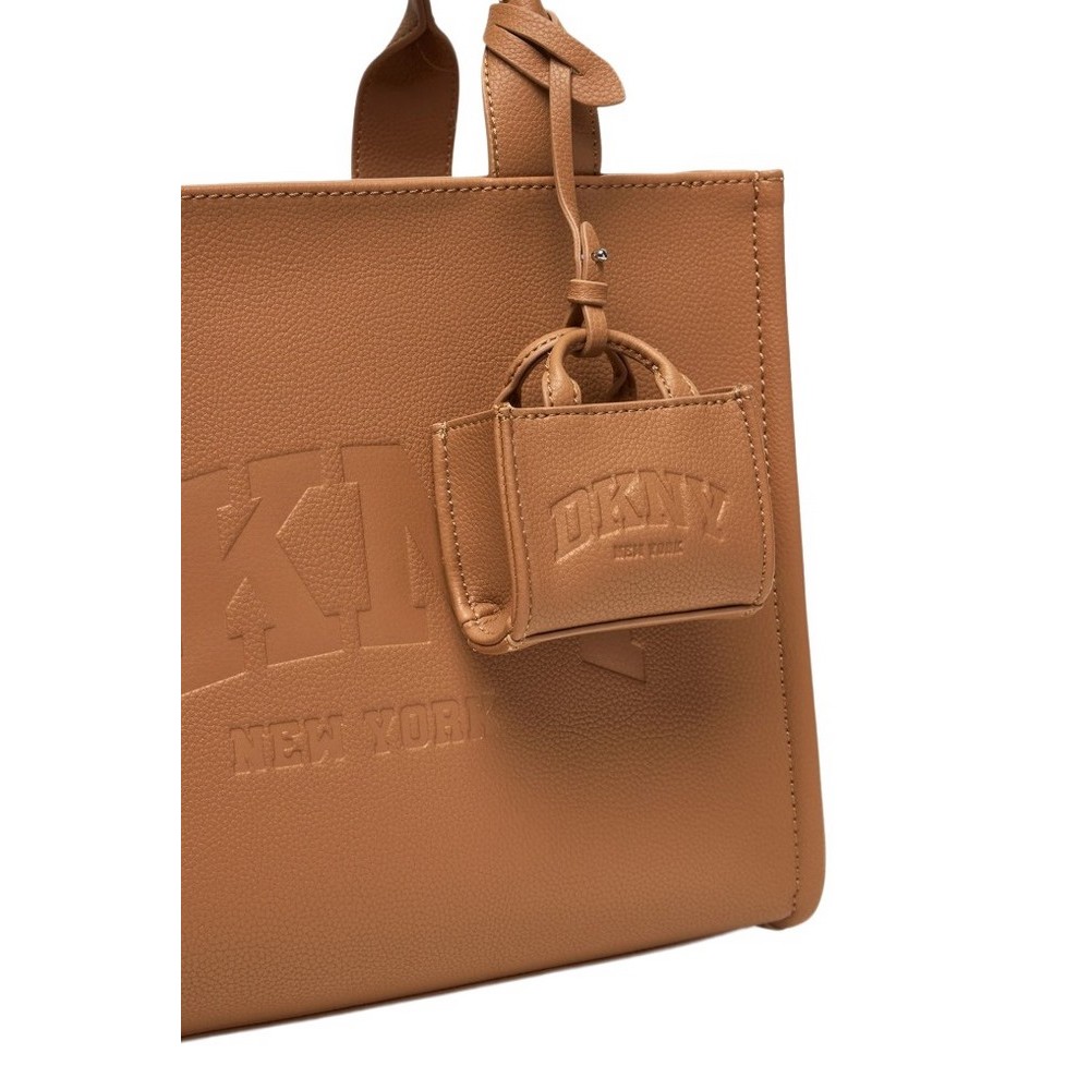 DKNY HADLEE TOTE HANDBAG R53AAR57 ΤΣΑΝΤΑ ΓΥΝΑΙΚΕΙΑ BROWN