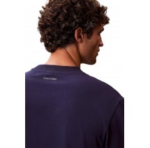 CALVIN KLEIN JEANS 20S MARCH GRAPHIC SEASONAL T-SHIRT ΜΠΛΟΥΖΑ ΑΝΔΡΙΚΗ DARK BLUE