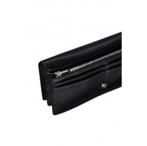 CALVIN KLEIN EMBLEM HW PEBBLE LONG BIFOLD ΠΟΡΤΟΦΟΛΙ ΓΥΝΑΙΚΕΙΟ BLACK