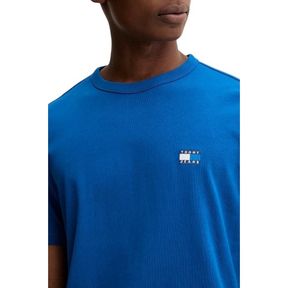 TOMMY JEANS REG BADGE TEE EXT T-SHIRT ΜΠΛΟΥΖΑ ΑΝΔΡΙΚΗ INDIGO