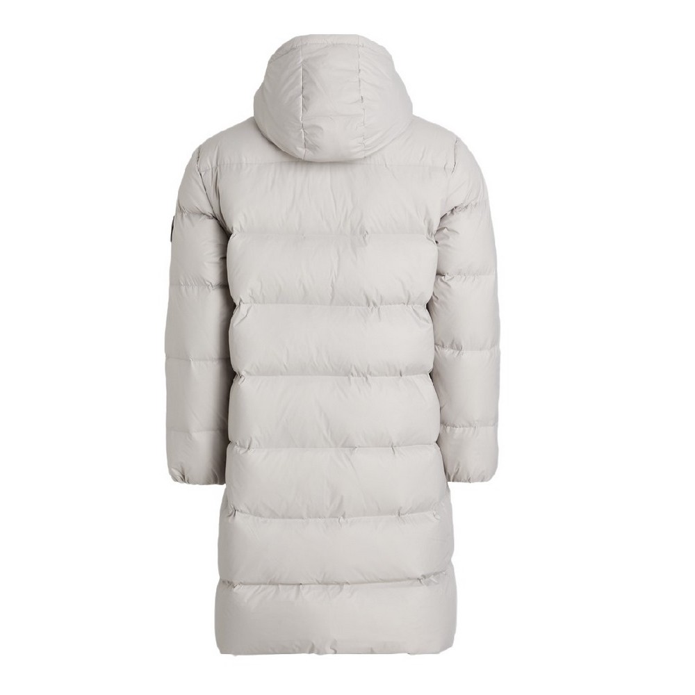 CALVIN KLEIN ESSENTIALS DOWN LONG PARKA ΜΠΟΥΦΑΝ  ΑΝΔΡΙΚΟ ECRU