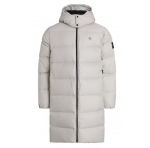 CALVIN KLEIN ESSENTIALS DOWN LONG PARKA ΜΠΟΥΦΑΝ  ΑΝΔΡΙΚΟ ECRU