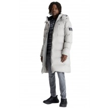 CALVIN KLEIN ESSENTIALS DOWN LONG PARKA ΜΠΟΥΦΑΝ  ΑΝΔΡΙΚΟ ECRU