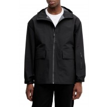 CALVIN KLEIN JEANS LS NYLN OXFRD RLXD S ΜΠΟΥΦΑΝ ΑΝΔΡΙΚΟ BLACK